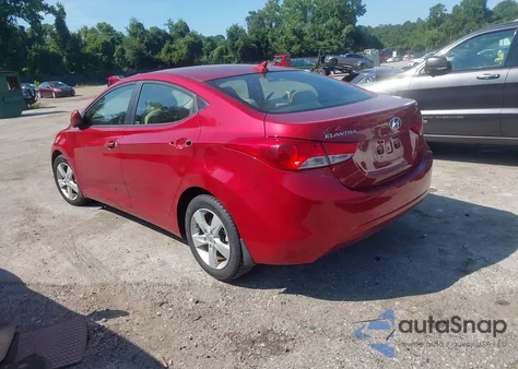 2012 Hyundai Elantra Gls (Ulsan Plant) z USA, uszkodzony, nr VIN KMHDH4AE5CU333413